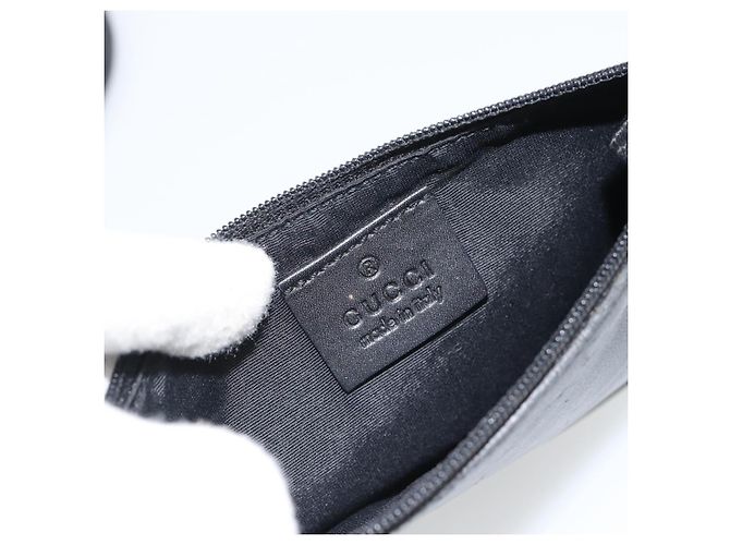 Borsa a Spalla GUCCI Tela Nera 90644 Auth 187767 Nero - vista 21
