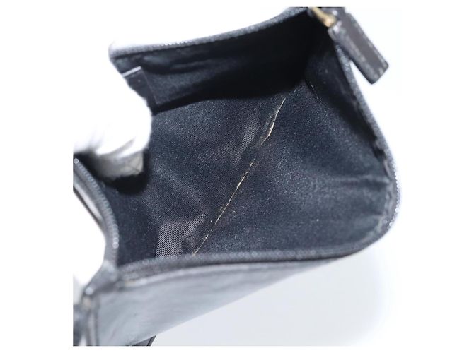 Borsa a Spalla GUCCI Tela Nera 90644 Auth 187767 Nero - vista 22