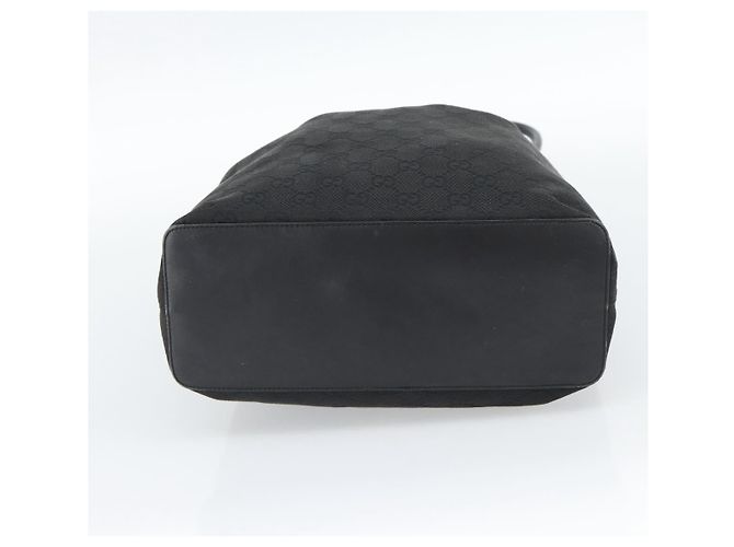 Borsa a Spalla GUCCI Tela Nera 90644 Auth 187767 Nero - vista 5