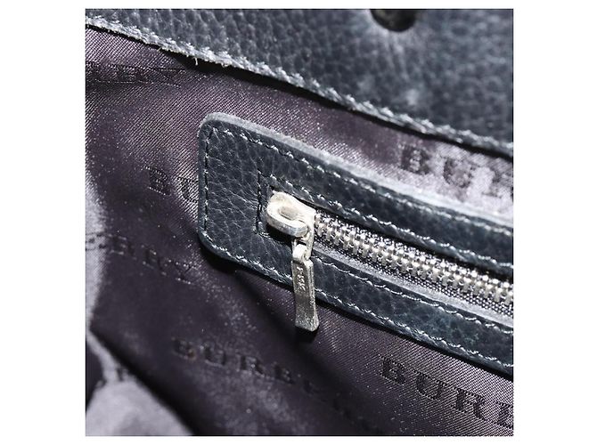 Borsa a mano BURBERRY Nova Check in nylon Beige Nero Argento Auth 187375A - vista 19