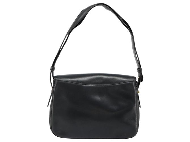 Céline CELINE Schultertasche aus Leder Schwarz Gold Authentisch 186015 Golden - Ansicht 2