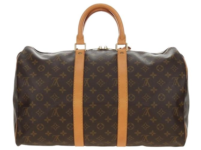 LOUIS VUITTON Monogram Keepall 45 Boston Bag M41428 LV Auth 184996V Monogramma - vista 2