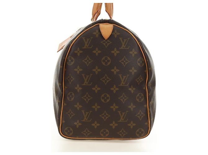 LOUIS VUITTON Monogram Keepall 45 Boston Bag M41428 LV Auth 184996V Monogramma - vista 3