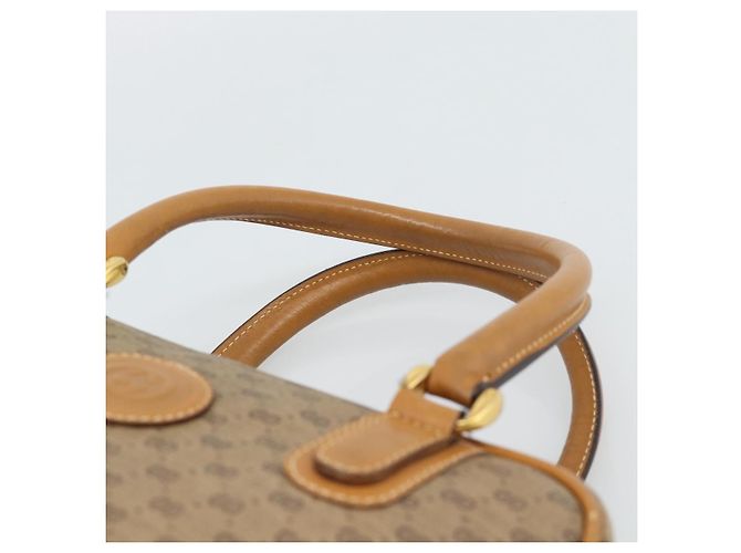 GUCCI Micro GG Supreme Hand Bag PVC Beige Gold 000 39 0030 Auth 186126 Golden - view 8