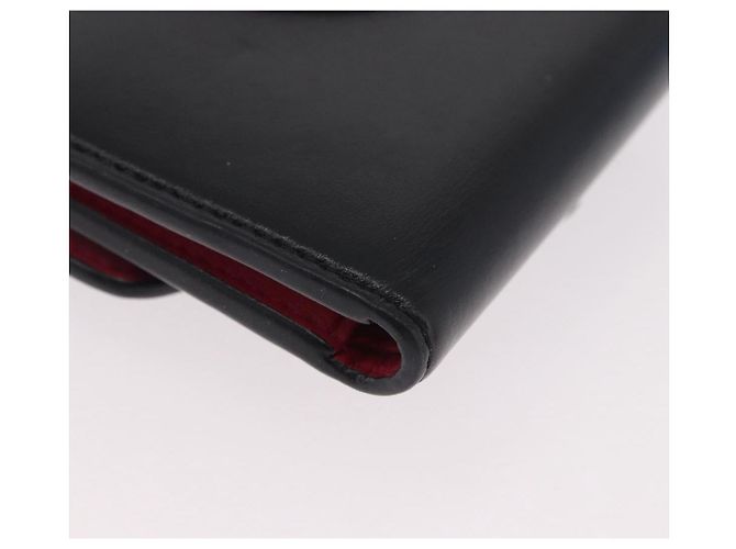 LOUIS VUITTON Portefeuille LV Pont Neuf Compact Leather M69175 Auth 186544M Nero - vista 15