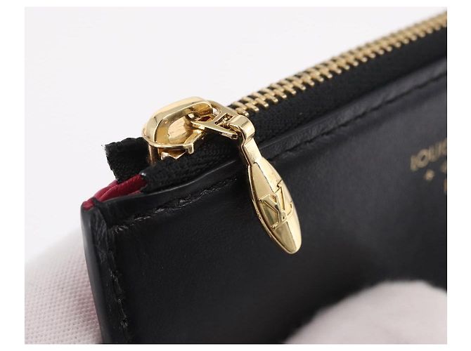 LOUIS VUITTON Portefeuille LV Pont Neuf Compact Leather M69175 Auth 186544M Nero - vista 25