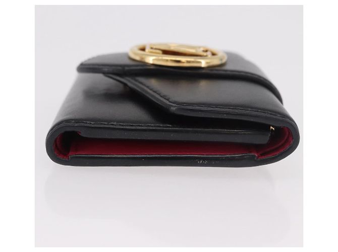LOUIS VUITTON Portefeuille LV Pont Neuf Compact Leather M69175 Auth 186544M Nero - vista 3