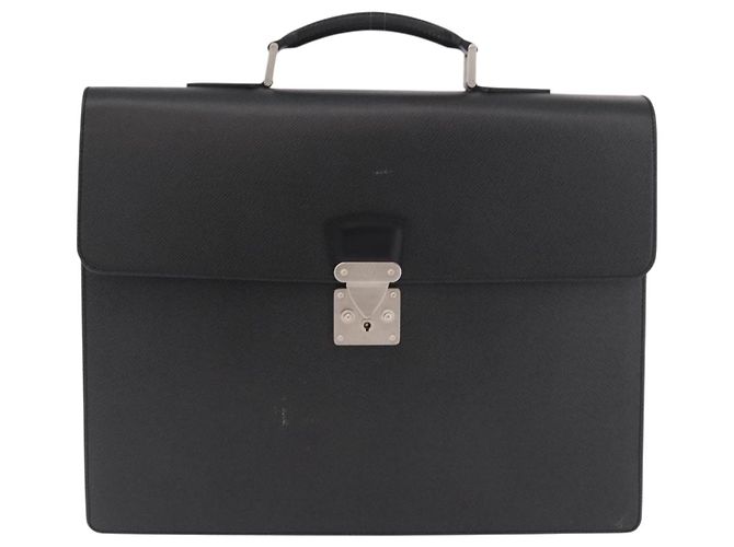 LOUIS VUITTON Taiga Serviette Moskova Business Bag Ardoise M30032 Auth 186217 Grigio - vista 13
