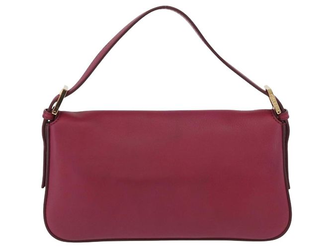 Borsa a tracolla FENDI Mamma Baguette in pelle Avorio Oro Auth 185734SAM D'oro Crudo - vista 2