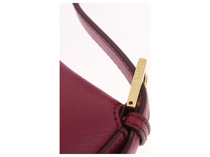 Borsa a tracolla FENDI Mamma Baguette in pelle Avorio Oro Auth 185734SAM D'oro Crudo - vista 20