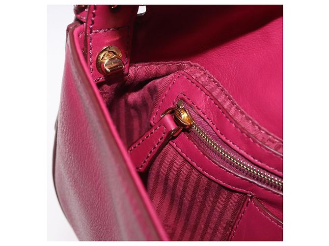 Borsa a tracolla FENDI Mamma Baguette in pelle Avorio Oro Auth 185734SAM D'oro Crudo - vista 25