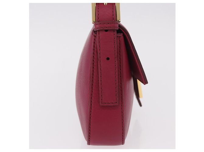 Borsa a tracolla FENDI Mamma Baguette in pelle Avorio Oro Auth 185734SAM D'oro Crudo - vista 4