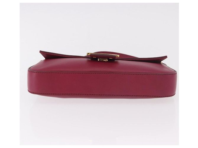 Borsa a tracolla FENDI Mamma Baguette in pelle Avorio Oro Auth 185734SAM D'oro Crudo - vista 5