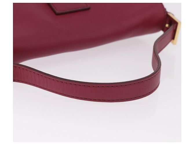 Borsa a tracolla FENDI Mamma Baguette in pelle Avorio Oro Auth 185734SAM D'oro Crudo - vista 7