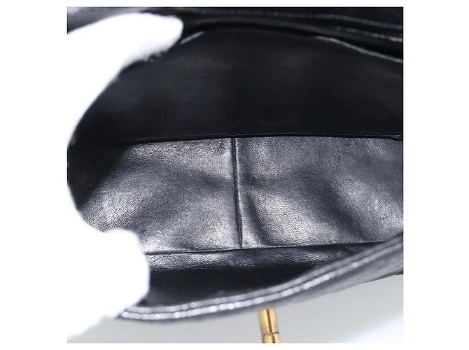 Borsa a Spalla CHANEL Chain Matelasse in Pelle Caviar Nera con CC Oro Autentica 186150V - vista 11