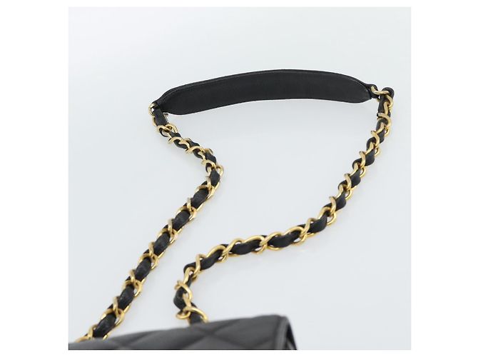 Borsa a Spalla CHANEL Chain Matelasse in Pelle Caviar Nera con CC Oro Autentica 186150V - vista 8