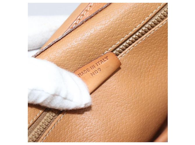 Céline CELINE Macadam Canvas Schultertasche PVC Leder Braun Gold Auth ka4803 Golden - Ansicht 12