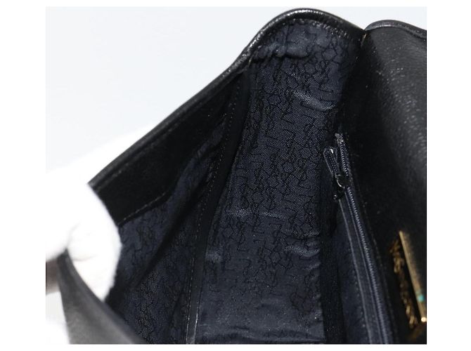 Borsa a Spalla SAINT LAURENT in Pelle Oro Nero Auth 186014 D'oro - vista 19