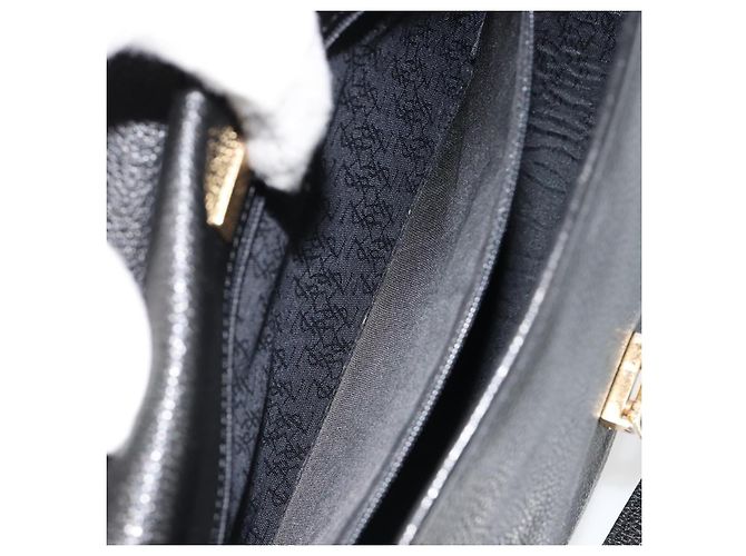 Borsa a Spalla SAINT LAURENT in Pelle Oro Nero Auth 186014 D'oro - vista 21