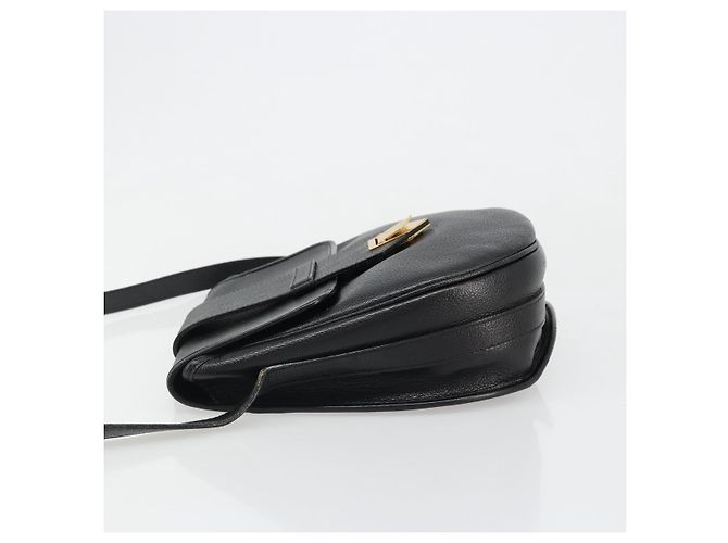 Borsa a Spalla SAINT LAURENT in Pelle Oro Nero Auth 186014 D'oro - vista 4