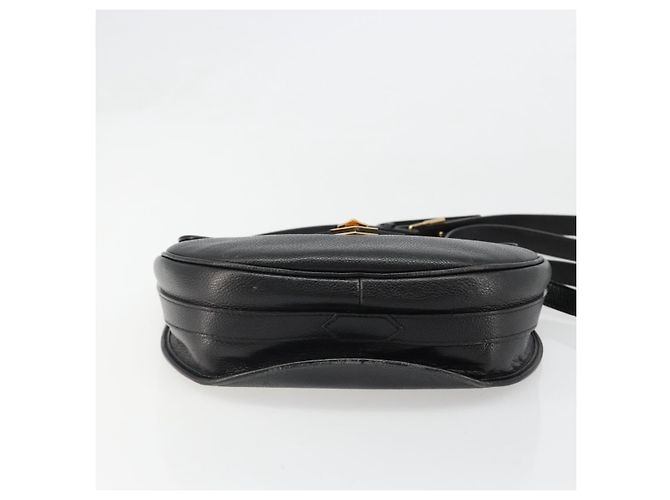 Borsa a Spalla SAINT LAURENT in Pelle Oro Nero Auth 186014 D'oro - vista 5