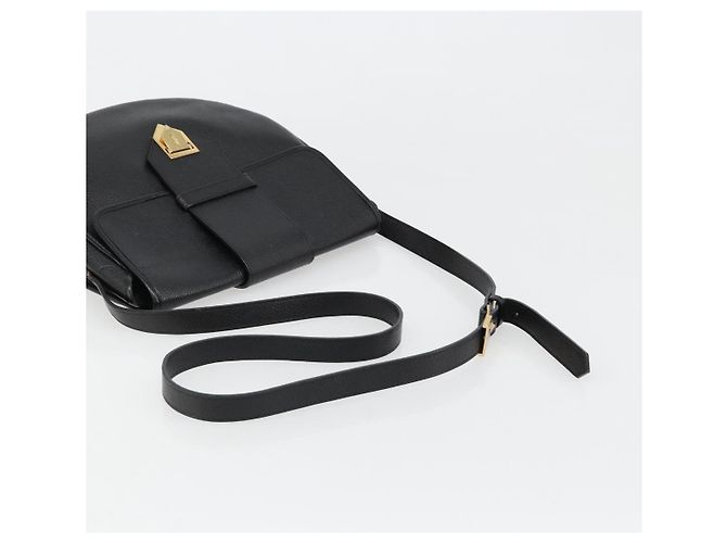 Borsa a Spalla SAINT LAURENT in Pelle Oro Nero Auth 186014 D'oro - vista 7
