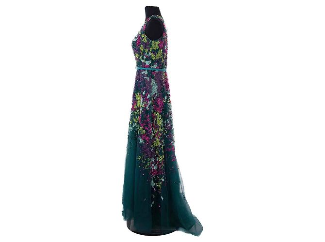 Elie Saab Grünes Kleid - Ansicht 3