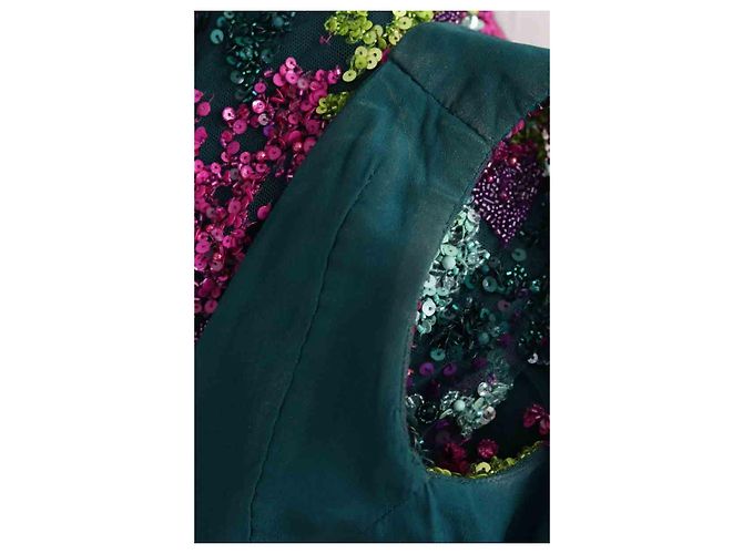 Elie Saab Grünes Kleid - Ansicht 5