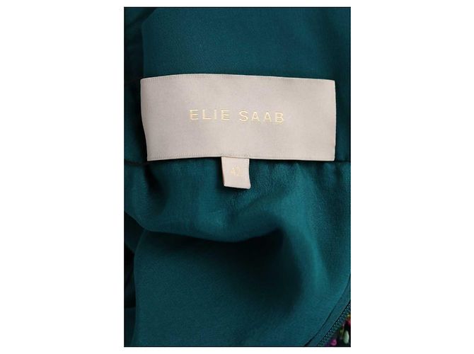 Elie Saab Grünes Kleid - Ansicht 7