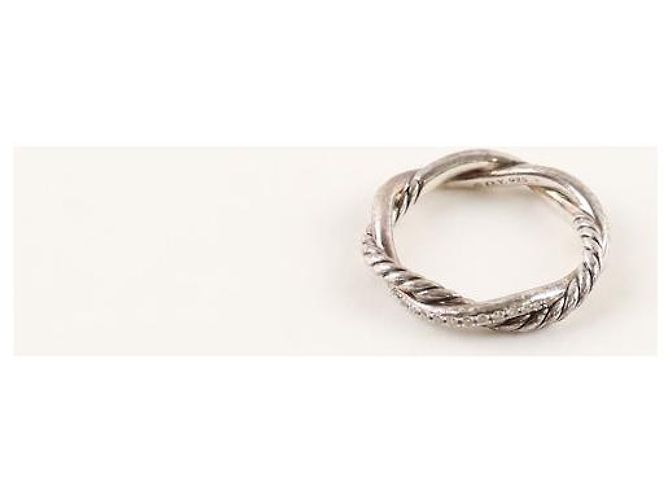 David Yurman Silberring mit Diamanten Silber - Ansicht 3