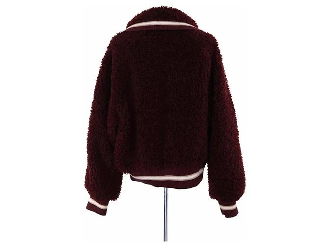 Essentiel Antwerp Bordeaux Bomberjacke - Ansicht 4