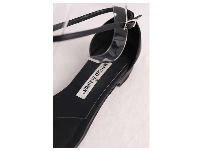 Manolo Blahnik Sandali neri Nero - vista 4