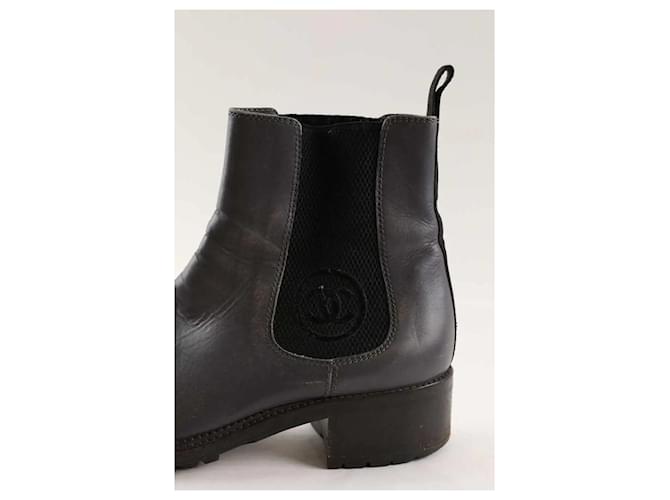 Chanel Botas grises - vista 4