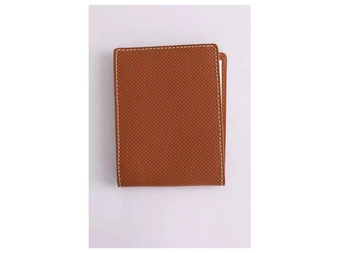 Autre Marque Set portafoglio e penna camel Cammello - vista 3