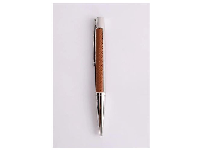 Autre Marque Set portafoglio e penna camel Cammello - vista 4
