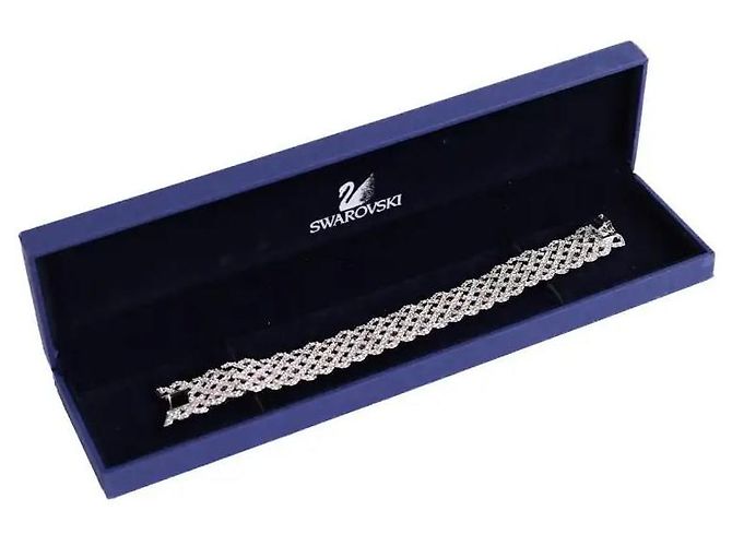 Swarovski Bracciale argentato ornato di diamanti Argento - vista 4