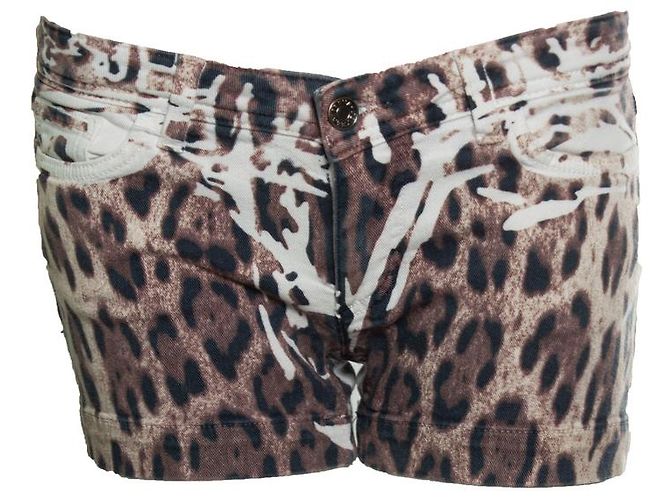 Dolce & Gabbana, shorts con stampa leopardata Marrone - vista 3