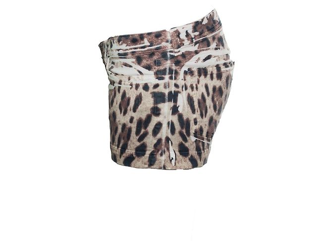 Dolce & Gabbana, shorts con stampa leopardata Marrone - vista 4