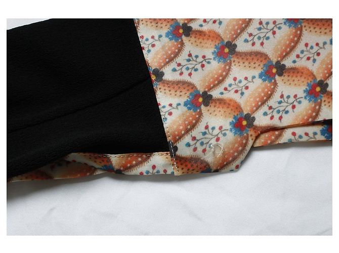 Etro, vestido midi con cuello negro - vista 9