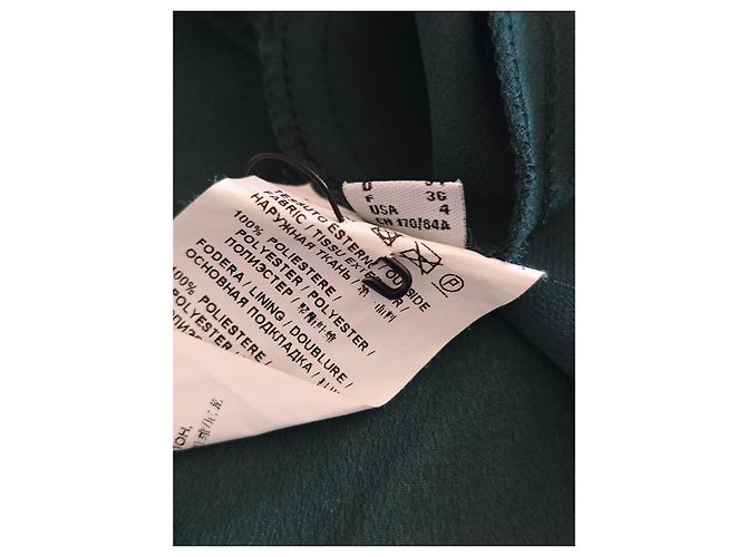 Abito lungo plissé multicolore Pinko Blu Giallo Verde scuro - vista 6