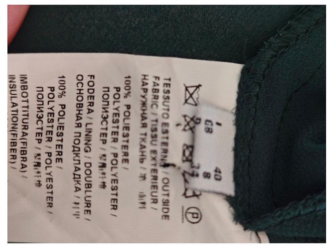 Abito lungo plissé multicolore Pinko Blu Giallo Verde scuro - vista 7