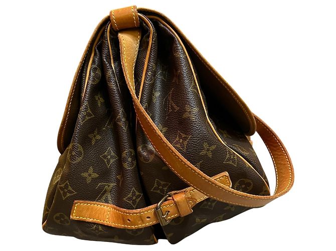 Borsa a tracolla Louis Vuitton Monogram Saumur 35 del 1992 - vista 3