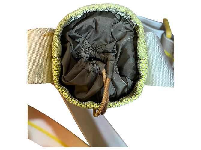 Louis Vuitton Bottle Holder in Chick Yellow Fabric - view 6