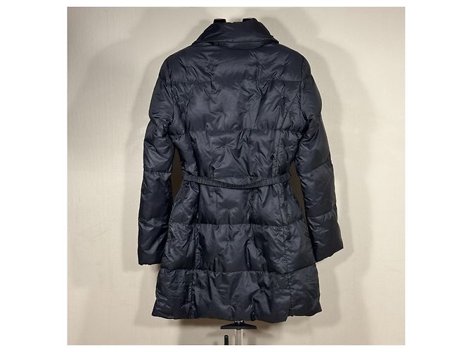 Fay Steppmantel mit Taillengürtel Marineblau - Ansicht 2