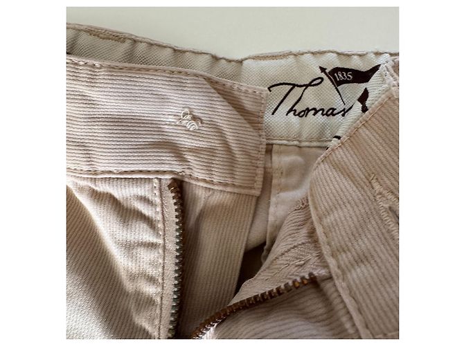 Thomas Burberry Cordhose Beige - Ansicht 5