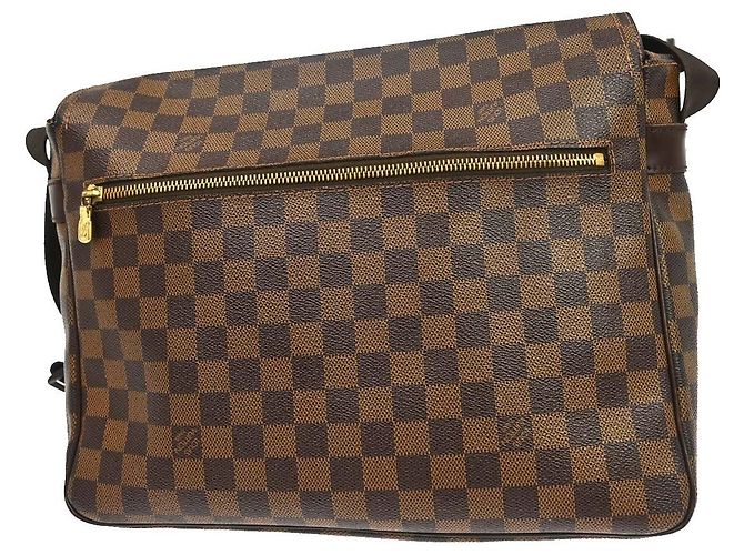 Louis Vuitton Melville Messenger Damier Ebene Marrone - vista 2