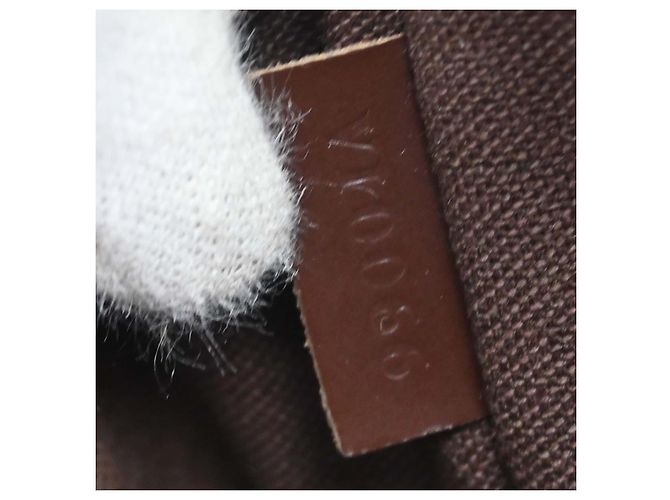 Louis Vuitton Melville Messenger Damier Ebene Marrone - vista 5