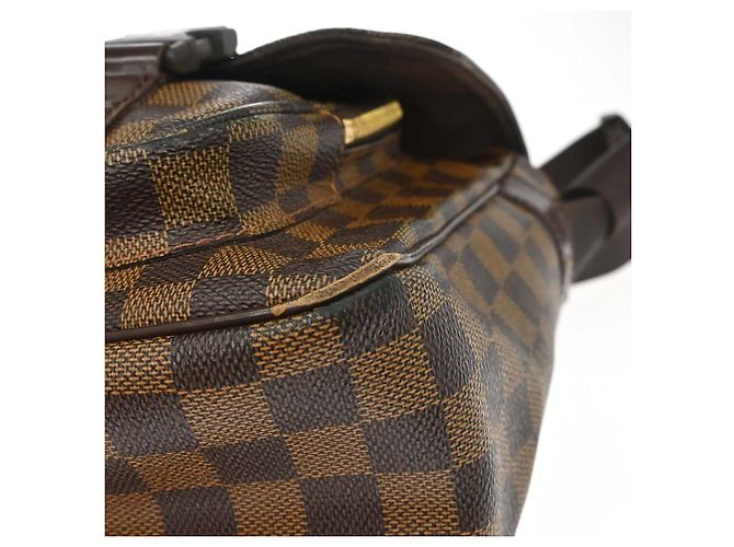 Louis Vuitton Melville Messenger Damier Ebene Marrone - vista 7