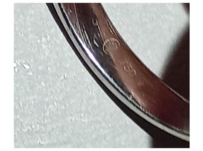 Autre Marque Anello Guérin in oro bianco 750/1000 con zaffiri e diamanti - vista 4