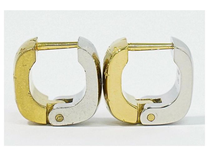 Orecchini Monogram Louis Vuitton Argento D'oro - vista 3